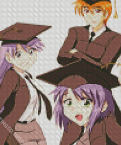 Graduated Anime Characters Diamond Painting