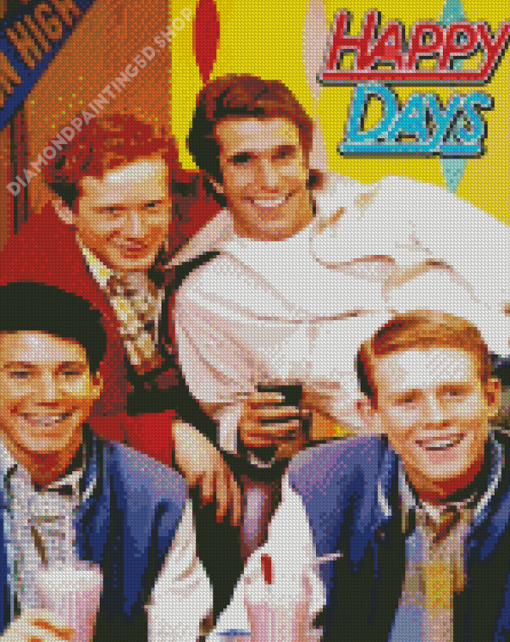 Happy Days TV Show Diamond Painting