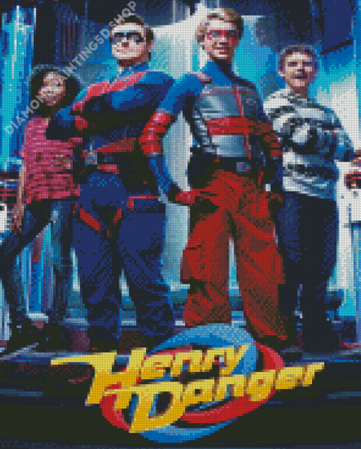 Henry Danger Serie Characters Diamond Painting