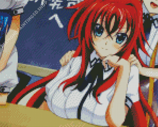 High School DXD Character Diamond Painting