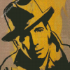 Humphrey Bogart Pop Art Diamond Painting