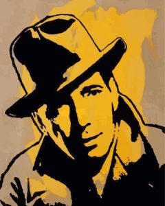 Humphrey Bogart Pop Art Diamond Painting