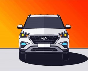 Hyundai Creta Art Diamond Painting