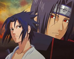 Itachi And Sasuke Baruto Diamond Painting