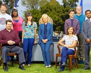 Le Casting De Parks And Recreation Diamond Painting