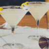 Lemon Drop Cocktail Drinks Diamond Painting