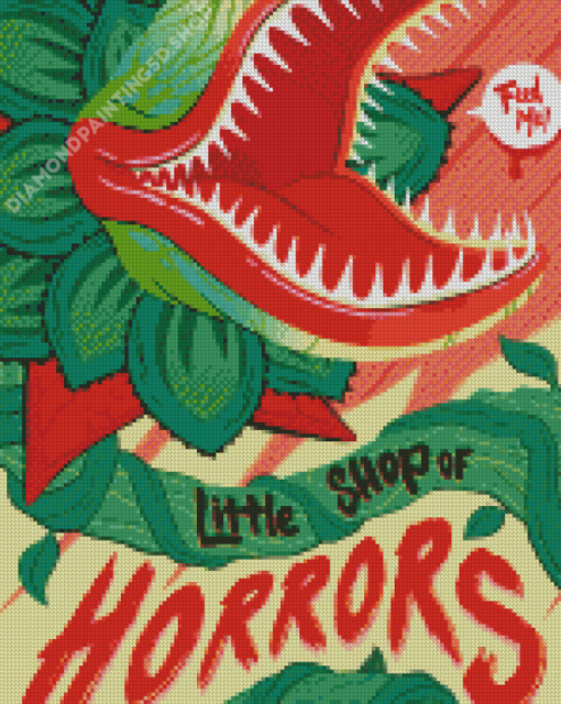 Little Shop of Horrors Poster Diamond Painting