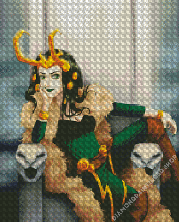 Lady Loki Marvel Diamond Painting 