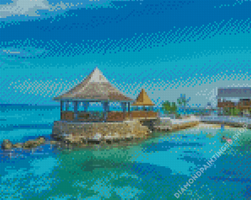 Montego Bay Jamaica Beach Diamond Painting