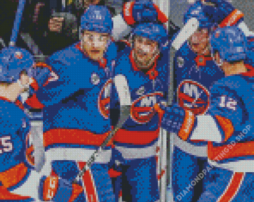 New York Islanders Hockey Diamond Painting