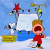 Peanuts Christmas Cartoon Characters Diamond Painting