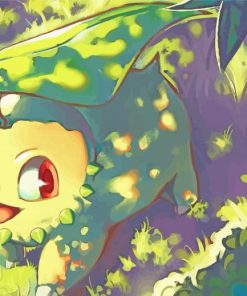 Pokemon Species Chikorita Diamond Painting