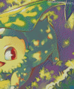 Pokemon Species Chikorita Diamond Painting