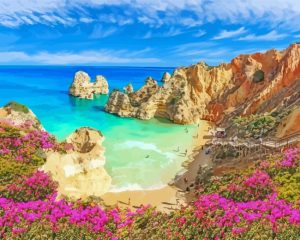 Portugal Algarve Beach Diamond Painting