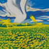 Prairie Landscape Art Diamond Painting