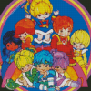 Rainbow Brite Cartoon Characters Diamond Painting