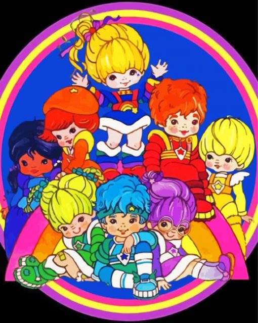 Rainbow Brite Cartoon Characters Diamond Painting