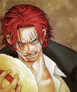 Red Haired Shanks Pirate Diamond Painting