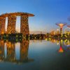 Singapore Gardens By The Bay And Marina Bay Sands Diamond Painting