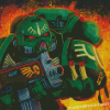 Space Marine Art Illustration Diamond Painting