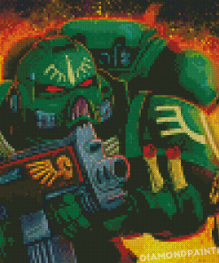 Space Marine Art Illustration Diamond Painting