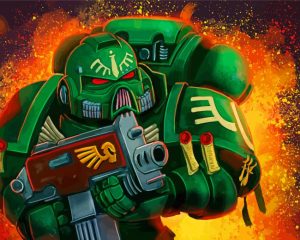 Space Marine Art Illustration Diamond Painting