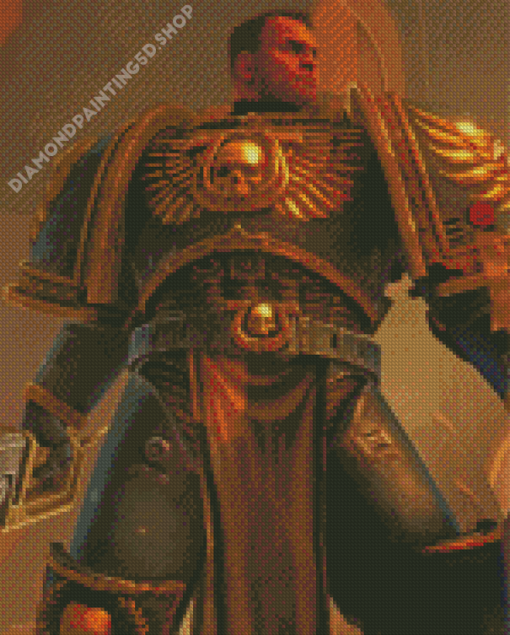 Space Marine Game Character Diamond Painting