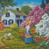 Spring Country Life By John Sloane Diamond Painting