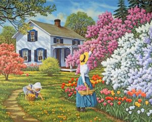 Spring Country Life By John Sloane Diamond Painting