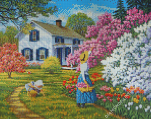 Spring Country Life By John Sloane Diamond Painting