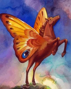 The Butterfly Horse Diamond Painting