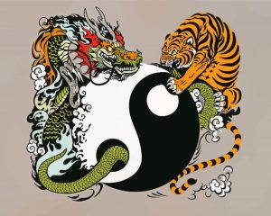 Tiger and Dragon Diamond Painting