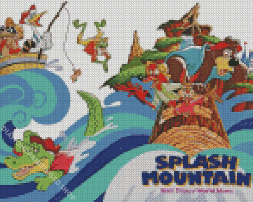 Walt Disney Splash Mountain Diamond Painting