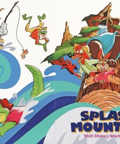 Walt Disney Splash Mountain Diamond Painting