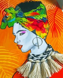 West Indian Lady Art Diamond Painting