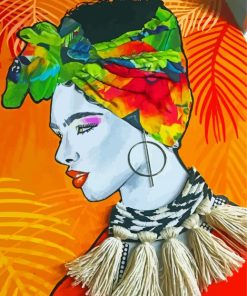 West Indian Lady Art Diamond Painting