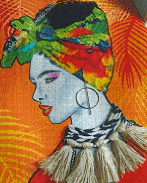 West Indian Lady Art Diamond Painting