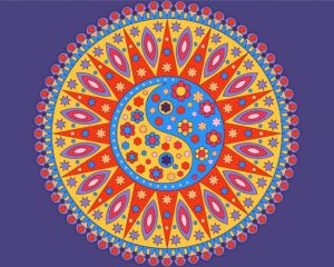 Yin Yang Mandala Diamond Painting