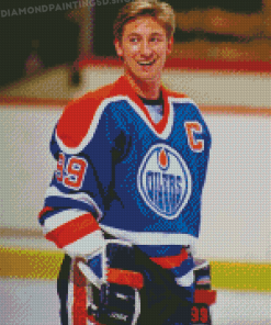 Young Wayne Gretzky Diamond Painting