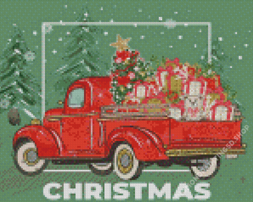 Aesthetic Christmas Retro Diamond Painting