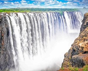 Africa Zimbabwe Victoria Falls Diamond Painting