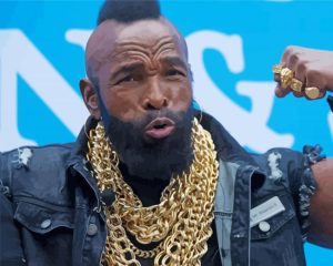 American actor Mr T Diamond Painting