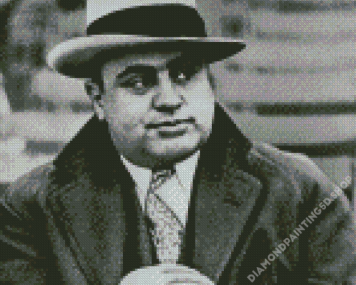 Black And White Al Capone Diamond Painting