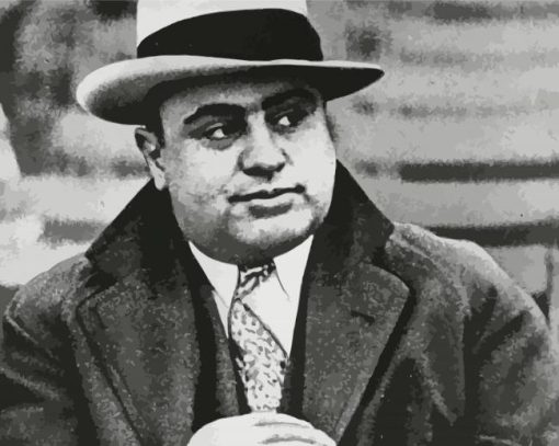 Black And White Al Capone Diamond Painting