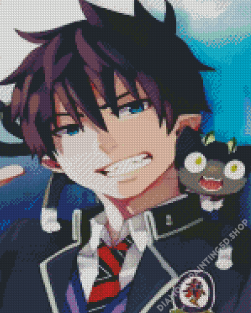 Blue Exorcist Rin Okumura Character Diamond Painting