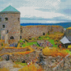 Bohus Fortress Gothenburg Diamond Painting