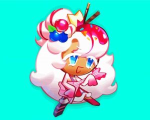 Cookie Run Girl Character Diamond Painting