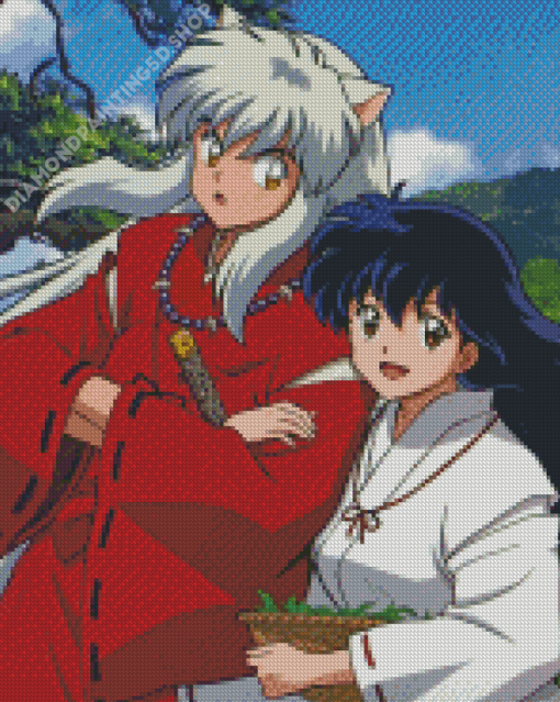 Cute Inuyasha And kagome Diamond Painting