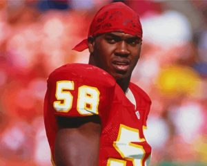 Footballer Derrick Thomas Diamond Painting