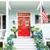 House With American Flag Diamond Painting